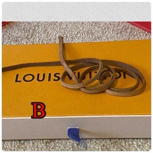 Authentic Vintage Louis Vuitton Noe Leather Vachetta Drawstring Cord #B 36"